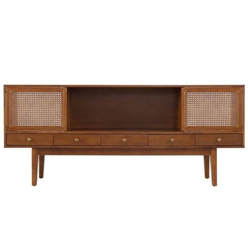 Brown TV Media Console