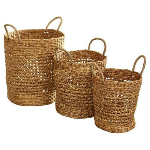 3 Wicker Baskets