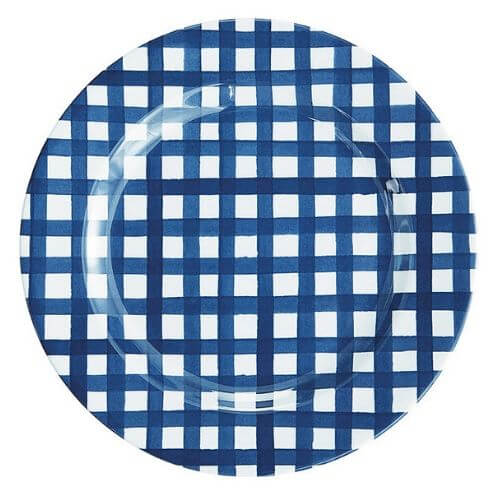 blue summer dinner plates