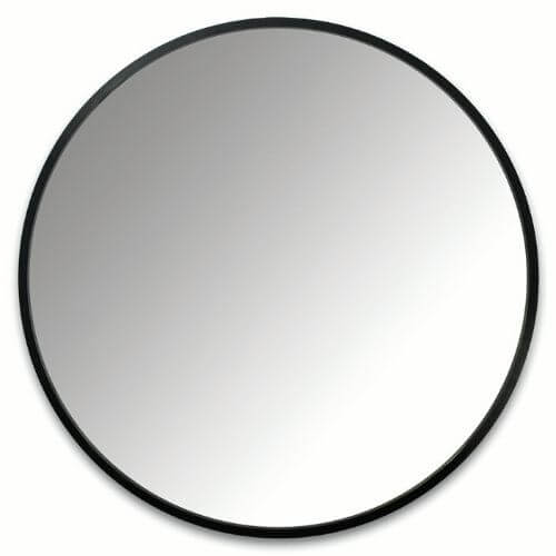 black round mirror