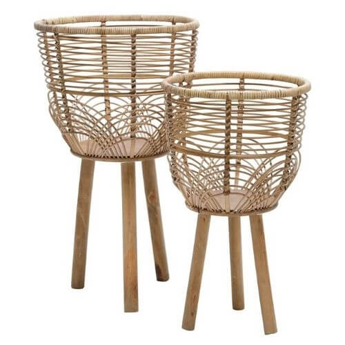 Wicker Planters