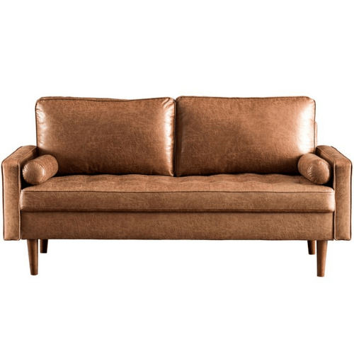 Leather Sleeper Sofa