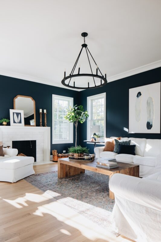 Timeless Navy Accent Home by Timber Trails – homielovin.com