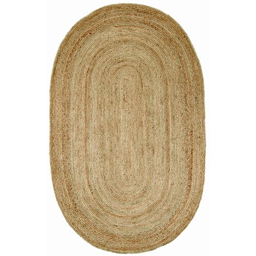 large oval shaped jute/sisal area rug