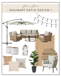 Patio Furniture Layout Design